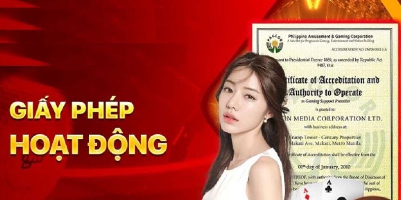 PAGCOR là đơn vị cung cấp giấy phép hoạt động hợp pháp cho nhà cái 77Win